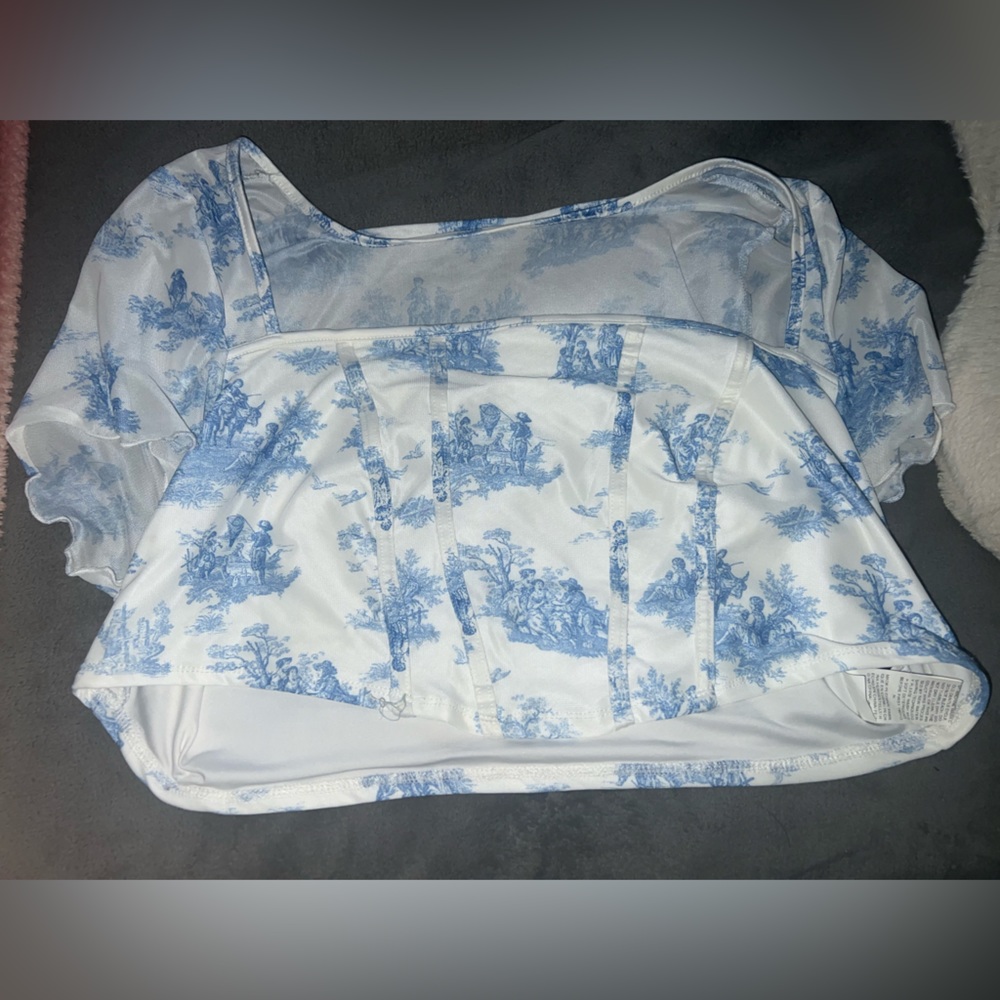 Crop top🩵
